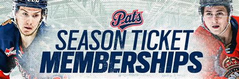 Season Ticket Memberships Regina Pats