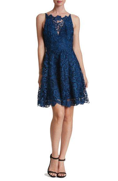 Dress The Population Hayden Crochet Lace Fit And Flare Dress Nordstrom Fit Flare Dress