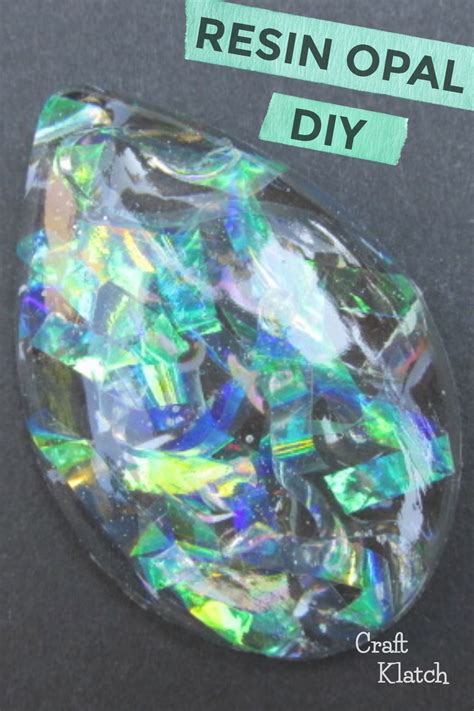 How To Make A Faux Resin Opal Craft Tutorial Craft Klatch