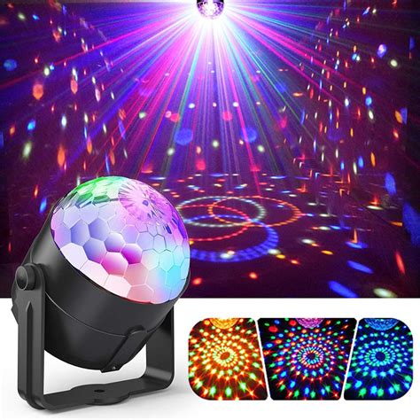 Party Lightsdisco Lights Sound Activated With Remotedisco Ball Light