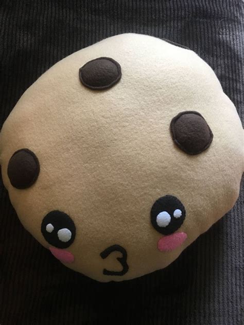 Chocolate Chip Cookie Plushie Pillow Etsy