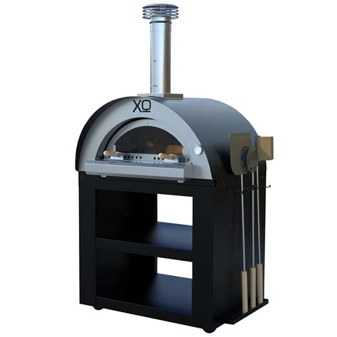 Xo Appliance Stainless Steel Freestanding Wood Fired Pizza Oven Wayfair