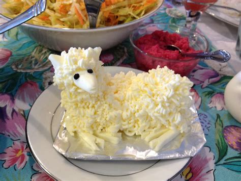 Polish catholic traditions of easter. butter lamb | I went to a Polish Easter dinner and there ...