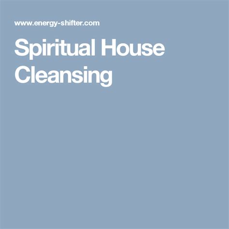 Spiritual House Cleansing Magical Herbs House Cleansing Herbalism