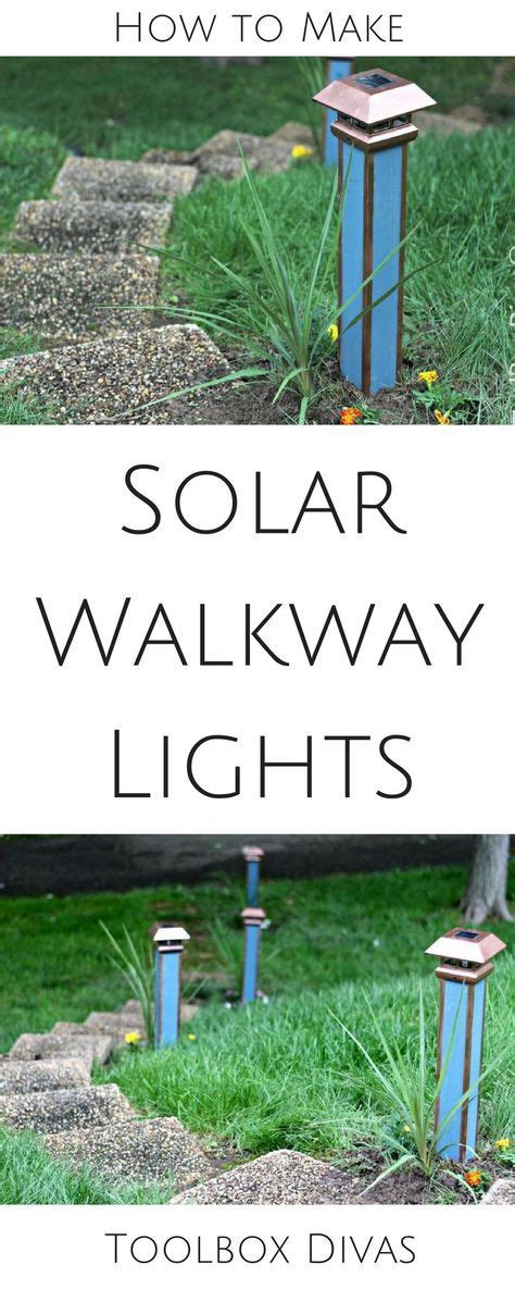 Create Your Own Solar Walkway Lights To Guide You Into Your Home This