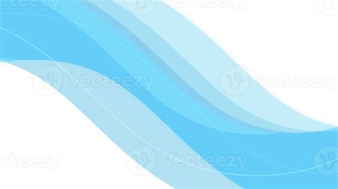 4k Clean Blue Color Wave Abstract Isolated Alpha Overlay Transparent