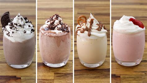 5 Easy Milkshake Recipes Youtube