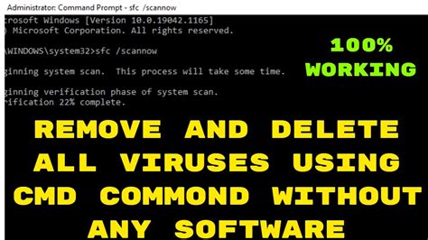 How To Remove All Viruses Using Cmd Command How To Remove And Delete
