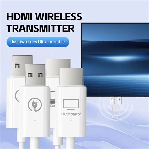 Silver C Ble D Extension Hdmi Sans Fil Usb Metteur Audio Et R Cepteur Vid O Adaptateur D