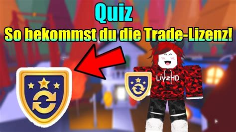 17.01.2020 · the ultimate roblox adopt me quiz are you an adopt me expert? So bestehst du das Quiz zur Trade Lizenz!? *Trade Update ...