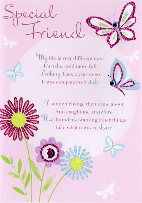 Thank You Special Friend Greeting Card Cards Love Kates