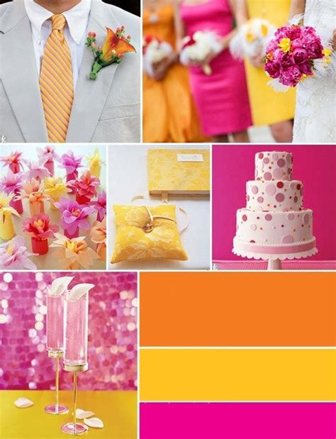 Summer Wedding Colors Holy Cow Those Are Bright If It