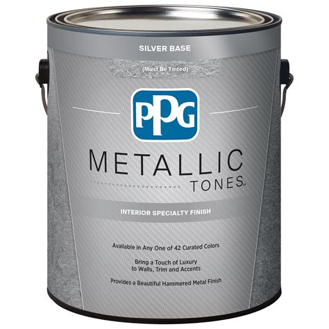 Silver Paint Colors Walls Lovely Ppg Metallic Paint My Xxx Hot Girl