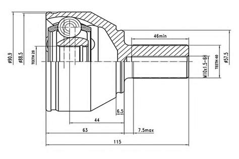 Volvo Joint Kit Drive Shaft For Volvo