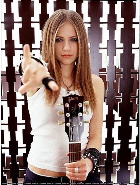 Avril Lavigne Poster By Silk Printing Size About 60cm X