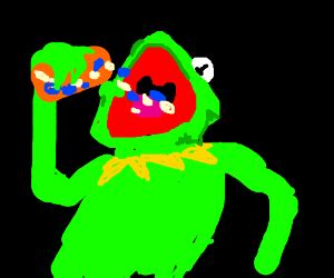 Cocaine kermit pics 1080x1080 : The Muppets on Crack - Drawception