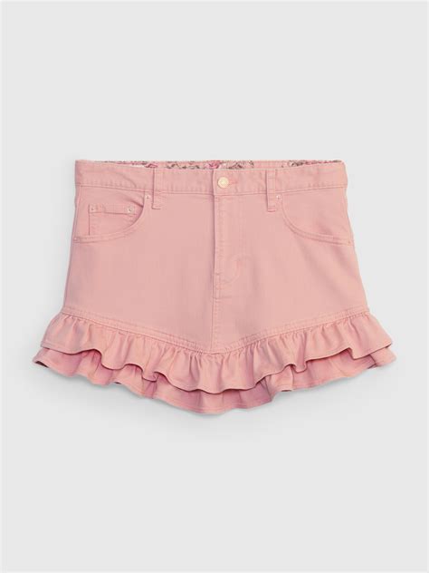 Gap × Loveshackfancy Denim Mini Skirt Gap