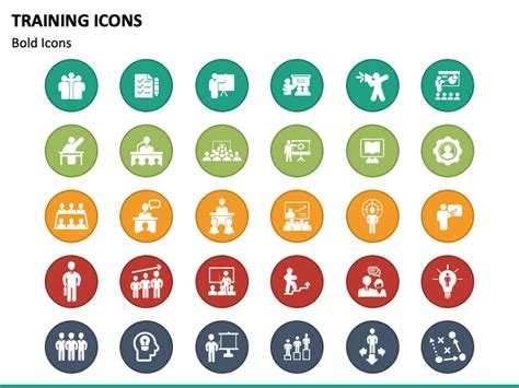 Training Icons Powerpoint Template Ppt Slides