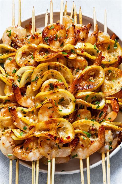 Grilled Shrimp Recipe With Honey Garlic Lemon Glaze