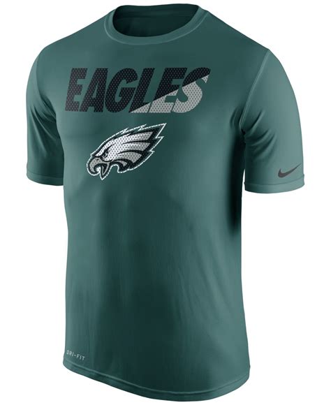 Nike Mens Philadelphia Eagles Legend Staff Practice T Shirt In Green
