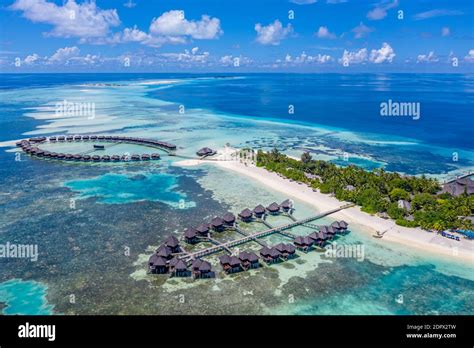 Maldives Paradise Scenery Tropical Aerial Landscape Seascape Water