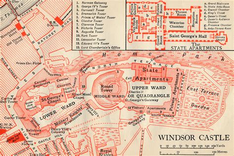 St Georges Chapel Windsor Castle Map