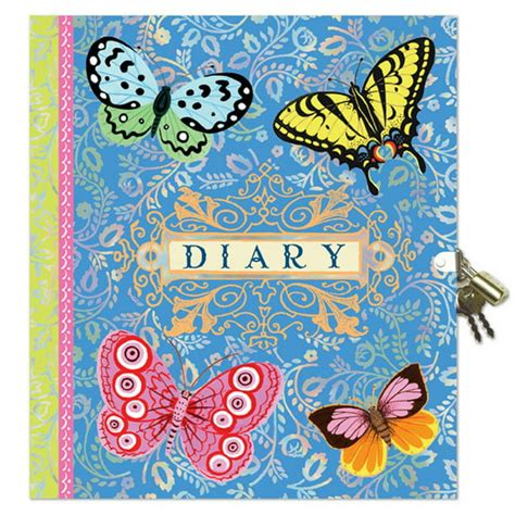 beautiful diary with lock and key for girls for ages 5 years and up by eeboo