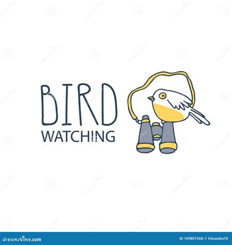 Bird Watching Drawing On Sketchpad Royalty Free Stock Photo
