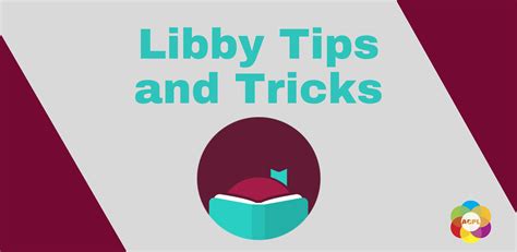 Libby Tips And Tricks Albany County Public Library