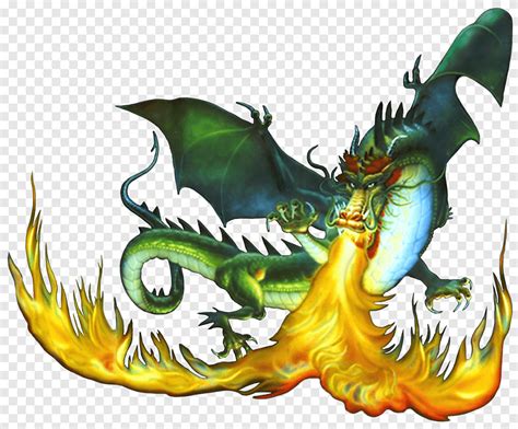 Dragon Fire Bernafas Firebreathing Dragon Naga Kartun Png Pngegg