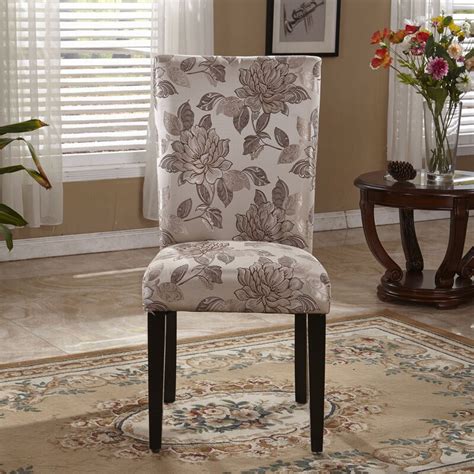 Target/furniture/kitchen & dining furniture/floral : Bellasario Collection Elegant Floral Parsons Upholstered ...