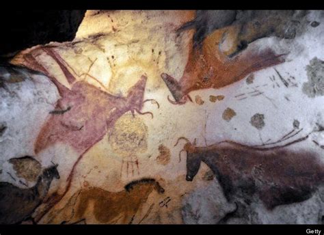 Prehistoric Art Lascaux Cave Near Village Of Montignac Spain Cave