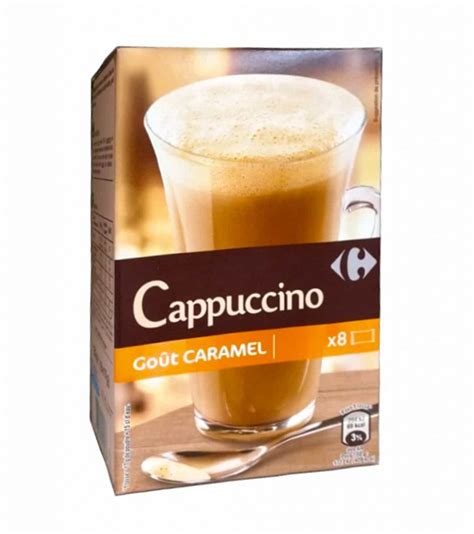 Cappuccino Goût Caramel 8x17g Carrefour Maroc