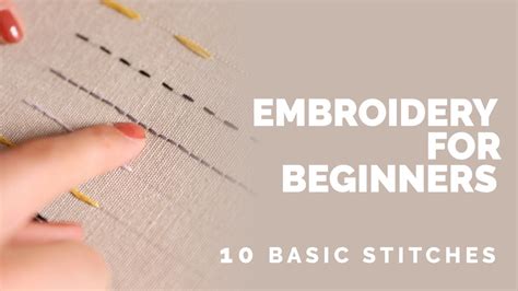 Embroidery For Beginners Learn 10 Basic Hand Stitches Auke And Jildou