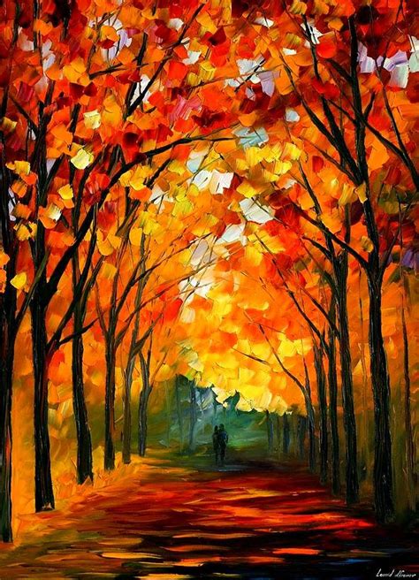 Autumn Painting By Leonid Afremov