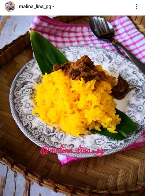 Sejatinya yang membezakan mereka hanyalah warna sahaja. Resipi Pulut Kuning Mudah - Resepi Bergambar