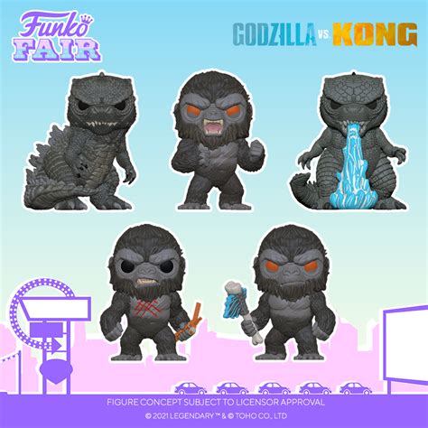 Kong some new toys for godzilla vs. Eu Quero: Godzilla vs. Kong ganha edições fofas de Funko POP!