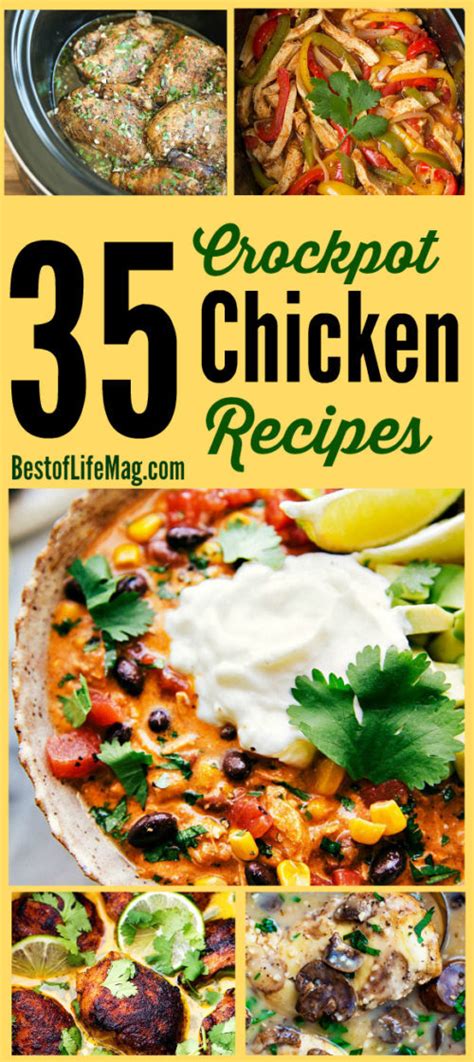 This chicken is so juicy and so flavorful! 35 Crockpot Chicken Recipes - The Best of Life® Magazine