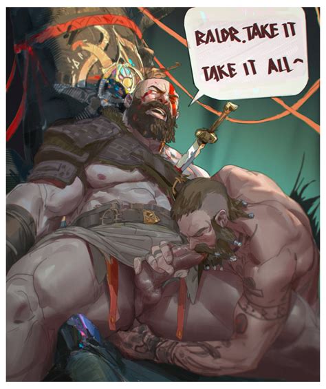 Rule 34 Aesir Norse Mythology Baldur God Of War Balls Bara Beard Blowjob Body Markings