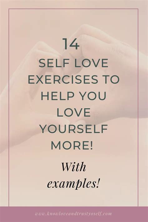 14 Self Love Exercises To Help You Be More Loving Toward Yourself