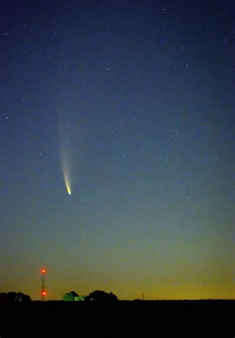 Skywatchers Comet Neowise Gracing The Night Sky