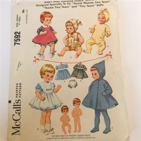Pin On Mccalls Dolls Stuffed Toys Clothes Patterns