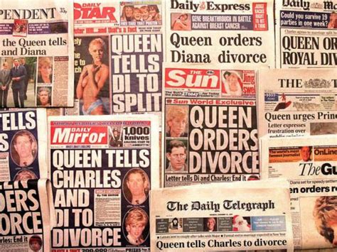 Princess Diana How The Tabloid Press Treated Her In The Run Up To Her