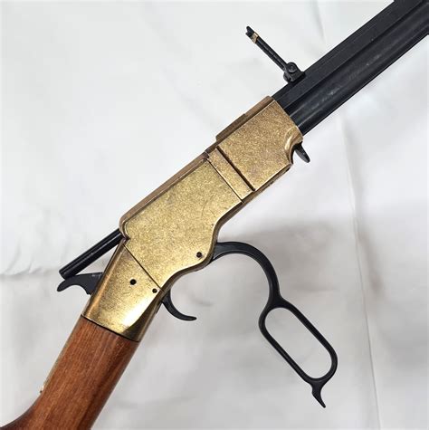 Henry Rifle With Octogonal Barrel Usa 1860 Lever Action Replica Rifle