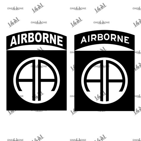 Us Army 82nd Airborne Aa Division Patch Cutting File Png Ai Eps Svg