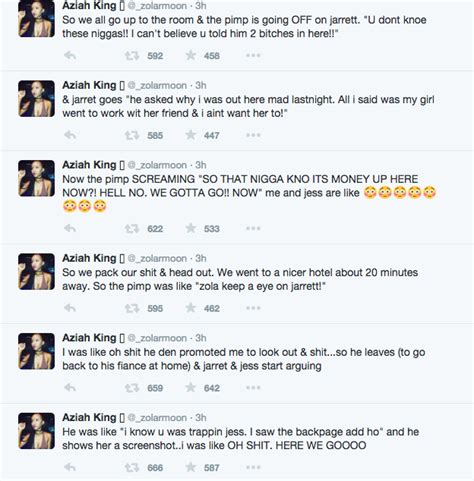 Aziah King Tweets The Zola Story Know Your Meme