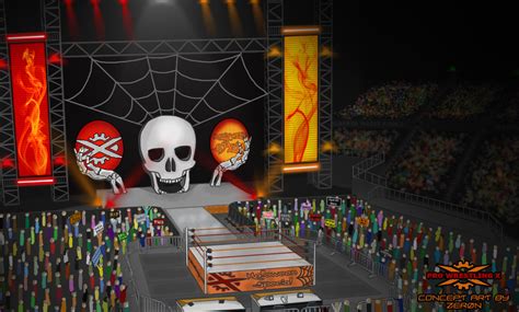 Pro Wrestling X Concept Art Halloween Arena By Zeron Deviantart On