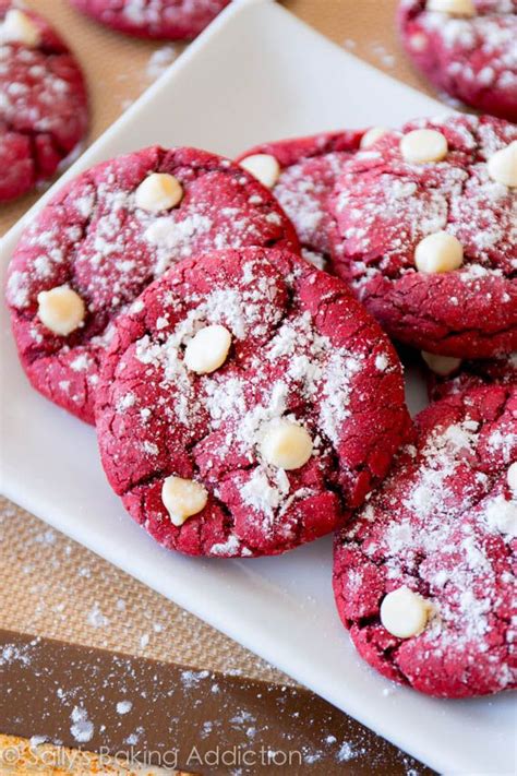 Red Velvet White Chocolate Chip Cookies Artofit