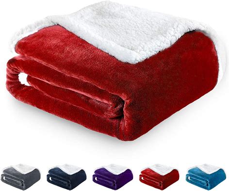 Beautex Sherpa Fleece Throw Blankets Soft Fluffy Flannel Plush Blanket And Throw For Couch Bed