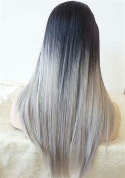 Pin By Janelly Dkdk On Hair Hair Styles Grey Ombre Hair Ombre Hair